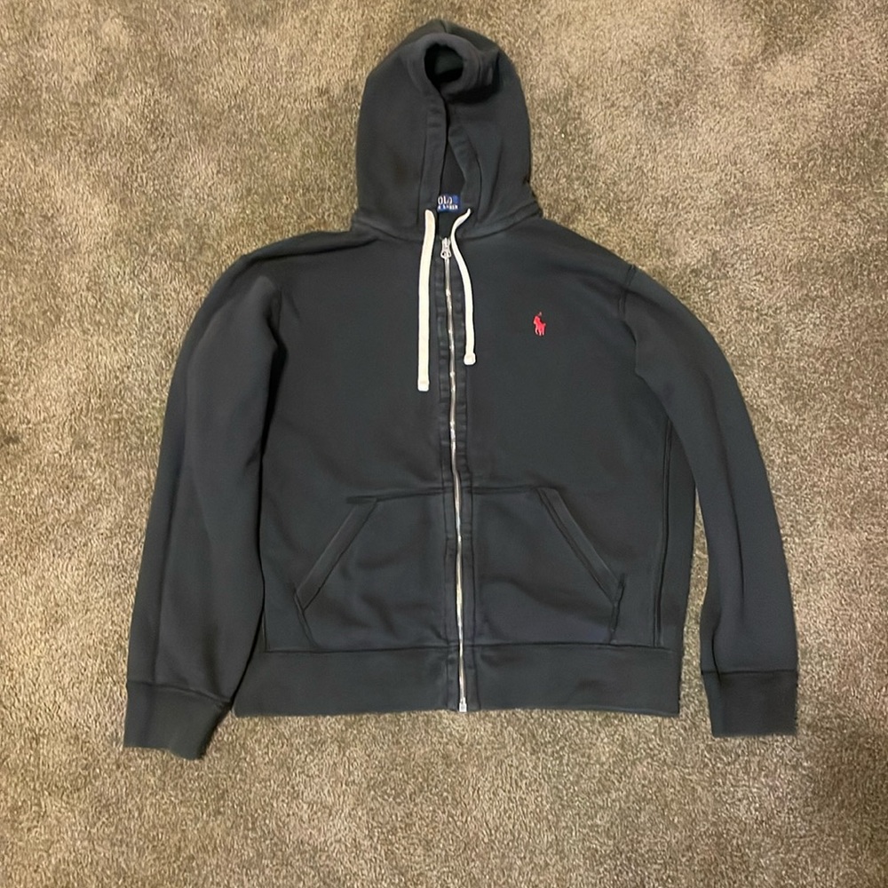 Polo Ralph Lauren fleece full zip up. Size L.